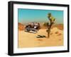 Edited Image of Classic Car in Amrican Desert-Salvatore Elia-Framed Photographic Print