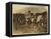 Edith 5 and Hughie 6 Pick Cotton All Day-Lewis Wickes Hine-Framed Stretched Canvas