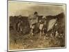 Edith 5 and Hughie 6 Pick Cotton All Day-Lewis Wickes Hine-Mounted Photographic Print