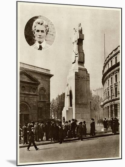 Edith Cavell Memorial-null-Mounted Photographic Print