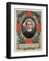 Edith Cavell, Stamp-null-Framed Art Print