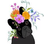 Black Dog-Edith Jackson-Mounted Art Print