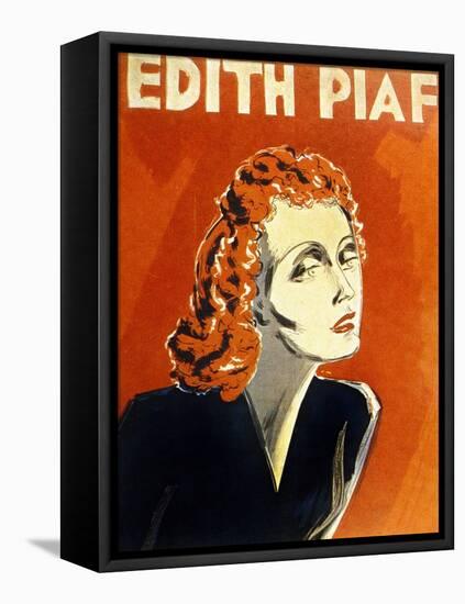 Edith Piaf (1915-1963) French Singer, C. 1930-null-Framed Stretched Canvas