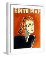 Edith Piaf (1915-1963) French Singer, C. 1930-null-Framed Photo