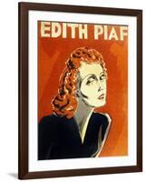 Edith Piaf (1915-1963) French Singer, C. 1930-null-Framed Photo