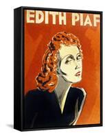 Edith Piaf (1915-1963) French Singer, C. 1930-null-Framed Stretched Canvas