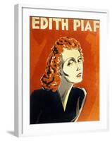 Edith Piaf (1915-1963) French Singer, C. 1930-null-Framed Photo