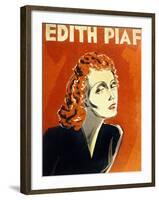 Edith Piaf (1915-1963) French Singer, C. 1930-null-Framed Photo