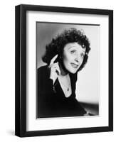 Edith Piaf, French Ballad Singer in Publicity Still from 1947-null-Framed Art Print