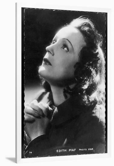 Edith Piaf French Singer-null-Framed Photographic Print