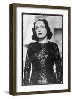 Edith Piaf French Singer-null-Framed Photographic Print