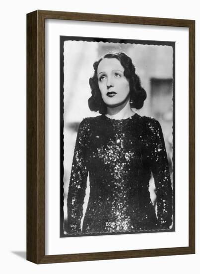 Edith Piaf French Singer-null-Framed Photographic Print