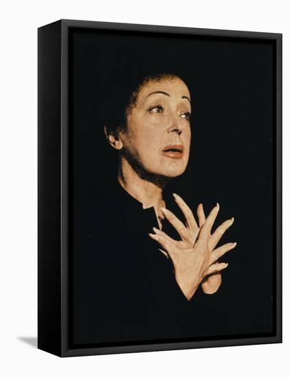 Edith Piaf Photo-null-Framed Stretched Canvas