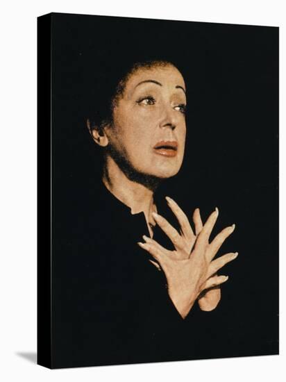 Edith Piaf Photo-null-Stretched Canvas