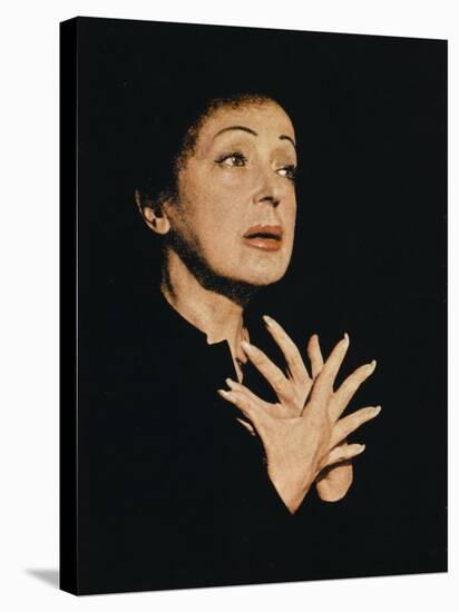 Edith Piaf Photo-null-Stretched Canvas