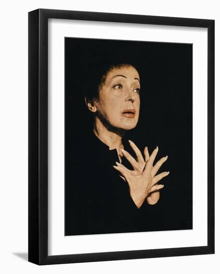 Edith Piaf Photo-null-Framed Premium Photographic Print