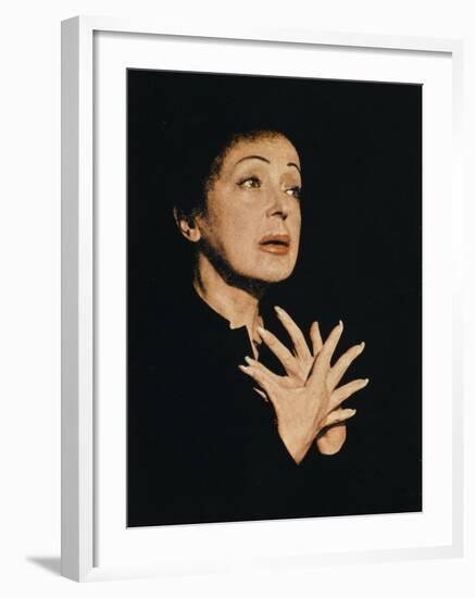 Edith Piaf Photo-null-Framed Photographic Print