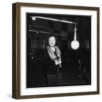 Edith Piaf Recording-DR-Framed Photographic Print