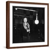 Edith Piaf Recording-DR-Framed Photographic Print