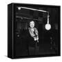 Edith Piaf Recording-DR-Framed Stretched Canvas