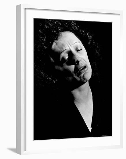 Edith Piaf-Gjon Mili-Framed Premium Photographic Print