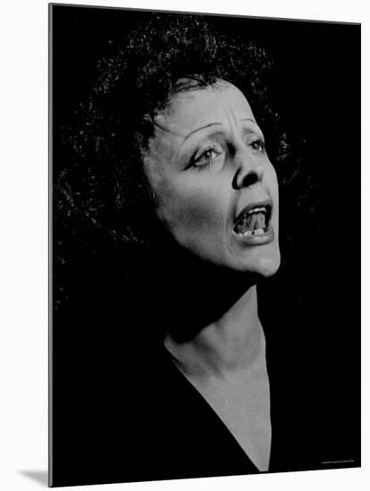 Edith Piaf-Gjon Mili-Mounted Premium Photographic Print