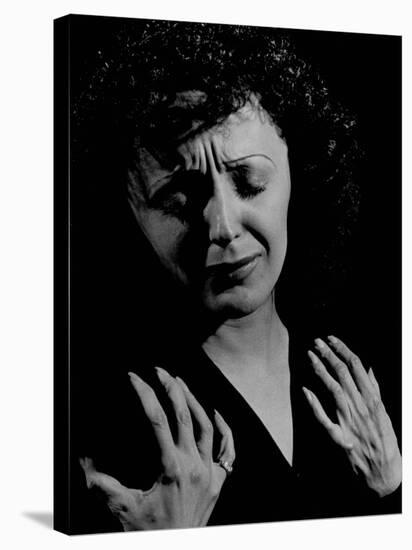 Edith Piaf-Gjon Mili-Stretched Canvas