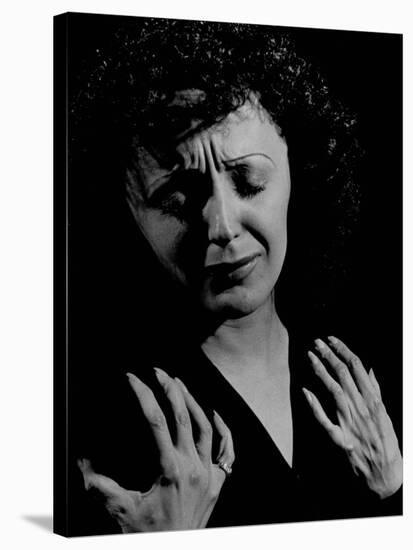 Edith Piaf-Gjon Mili-Stretched Canvas