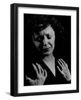 Edith Piaf-Gjon Mili-Framed Premium Photographic Print