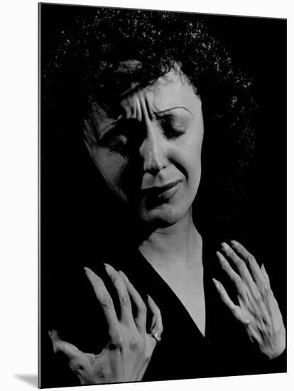 Edith Piaf-Gjon Mili-Mounted Premium Photographic Print