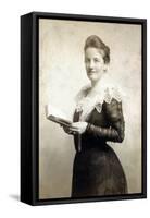 Edith Roosevelt, First Lady-Science Source-Framed Stretched Canvas