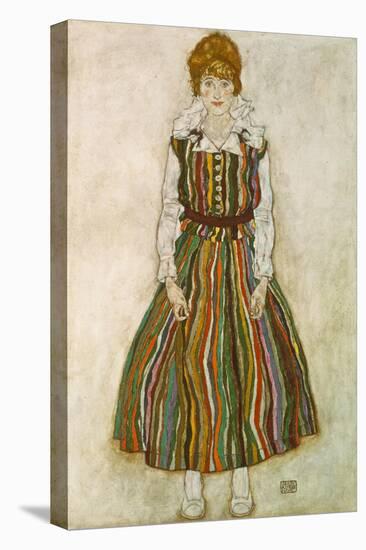 Edith Schiele, 1915-Egon Schiele-Stretched Canvas