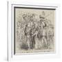 Edith Selby Kneeling Between Sir Richard and Sir Roland Graeme-William James Linton-Framed Giclee Print