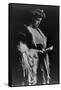 Edith Wharton, American Author-Science Source-Framed Stretched Canvas