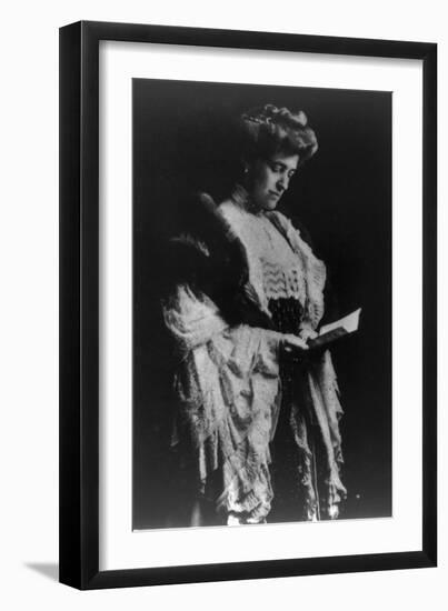 Edith Wharton, American Author-Science Source-Framed Giclee Print