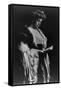 Edith Wharton, American Author-Science Source-Framed Stretched Canvas