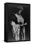 Edith Wharton, American Author-Science Source-Framed Stretched Canvas
