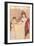 Edma, the Sister of the Artist with Her Daughter-Berthe Morisot-Framed Art Print