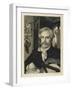 Edmond De Goncourt-Felix Bracquemond-Framed Giclee Print