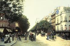 Boulevard Des Italiens, Paris, 1889-Edmond Georges Grandjean-Giclee Print