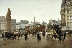 La place Clichy en 1896-Edmond Grandjean-Giclee Print