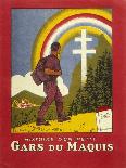 WW2 Maquis Book Cover-Edmond Guod-Stretched Canvas