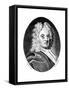 Edmond Halley, English Astronomer and Mathematician, C1720-A Birrell-Framed Stretched Canvas