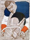 Edmond Jacquelin, French Cycling Champion, 1902-Edmond Jacquelin-Framed Stretched Canvas