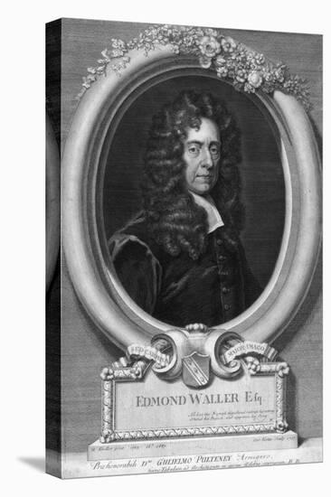 Edmond Waller, 17th Century English Poet-George Vertue-Stretched Canvas