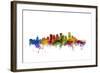 Edmonton Canada Skyline-Michael Tompsett-Framed Art Print