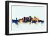 Edmonton Canada Skyline-Michael Tompsett-Framed Art Print