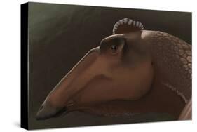 Edmontosaurus Regalis Dinosaur Portrait-null-Stretched Canvas