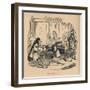 'Edmund and Leof', c1860, (c1860)-John Leech-Framed Giclee Print