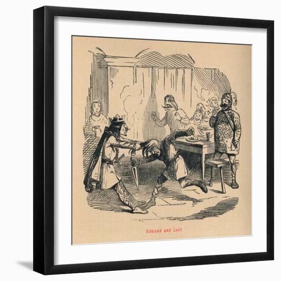 'Edmund and Leof', c1860, (c1860)-John Leech-Framed Giclee Print